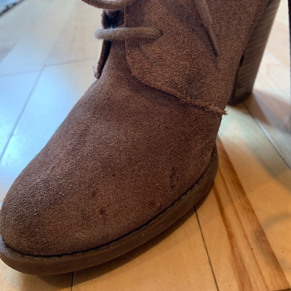 Jessica Simpson tan suede booties - Picture 6 of 6